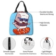 thumbnail image 4 of Disketp Sushi Salmon Surfing for Insulated Lunch Bag for Women and Men, Perfect for Work, Hiking, Picnic, 4 of 8