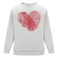 thumbnail image 6 of tarylea Mens Cute Heart Printed Sweatshirts Long Sleeve Crew Neck Pullover Casual Spring Loose Comfy Festival Tops, 6 of 6