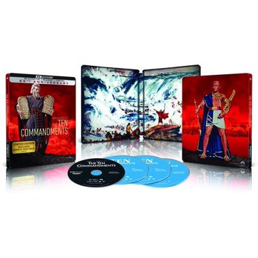 The Ten Commandments (Limited Edition) (4K Ultra HD Blu-ray Digital Copy)