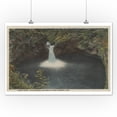 thumbnail image 1 of Columbia River, Oregon - Punch Bowl Falls on Eagle Creek (12x18 Art Print, Wall Decor Travel Poster), 1 of 1