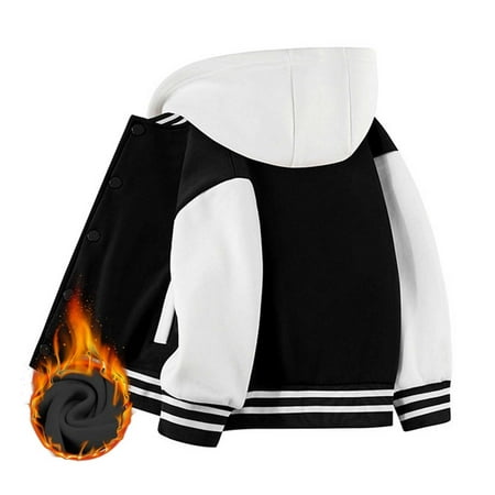 Child Baby Girls Winter Coat Fleece Cute Hooded Jackets with Pockets for Kids Infant Baby Winter Warm Outwear Jacket Coat Newborn Baby Clothes 7-8 Years