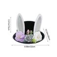 thumbnail image 2 of Lunxisen 4 Pcs Easter Bunny Ears Hat Fluffy Cute Performance Party Decoration Cosplay Costume Accessory, 2 of 9
