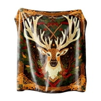 WEGFTDUOP Christmas Print Blanket Comfortable And Soft Flannel Blanket Merry Christmas Blanket Suitable For Bedroom Sofa Christmas Decoration 75X100cm Blankets And Throws, Bed Blankets