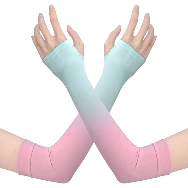 Guardurnaity 1 par de mangas de brazo de refrigeración con protección , Protector de entretenimiento, protector solar para ciclismo, voleibol, Type3 NO3