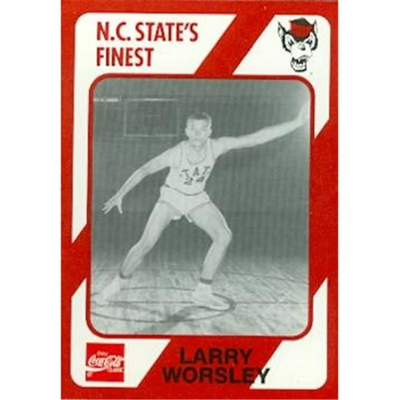 Carte de Basketball Larry Worsley (N.c. North Carolina State) 1989 Collection Collégiale No.115