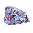 thumbnail image 4 of pitrice Operating Hats Nurse Gourd-shaped Headwear Pure Color Pattern Headgear with Buttons Unisex Work Uniform Working Caps Type 33, 4 of 9