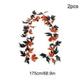 thumbnail image 3 of 2PCS Faux Maple Leaf Halloween Home Decor Holiday Decor Maple Leaf Vines, 3 of 6