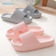 thumbnail image 2 of Zapatillas de plataforma gruesa para hombre y mujer, Sandalias planas antideslizantes, Chanclas de playa de verano, suela suave, 2 of 4