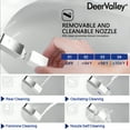 thumbnail image 5 of 10 in. Rough-In Tankless Elongated Bidet Toilet 1.28 GPF in White with Auto Flush, Blackout Flush, Remote Control, 5 of 11