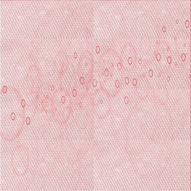 Ahgly Company Machine Washable Indoor Square Transitional Light Coral Pink Area Rugs, 4' Square