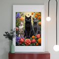 thumbnail image 2 of Diamond Art Kit for Adults, Cats In Vibrant Garden With Flowers Diamond Painting for Adults Beginners, DIY Diamond Art Painting Kits, 5D Diamond Painting Crafts for Home Decor 12x16 Frameless, 2 of 7