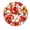 FFclock062, variant on ZXCXRQFa Red Poppy Flowers Wall Clocks for Living Room Decor,Kitchen Clocks Wall Battery Operated - 10 Inch Round Bathroom Wall Clock Silent Non-Ticking