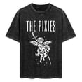 thumbnail image 3 of Pixies Band Graphic T-Shirt For Men & Women - Ultra-Soft Cotton Breathable Crew Neck Tee With Bold THE PIXIES Lettering & Mythical Creature Design Washed Tee, 3 of 9