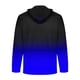 thumbnail image 4 of Blusa de manga larga con capucha para hombre, estilo informal, con botones, estampado degradado, de poliéster, 4 of 4