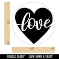 thumbnail image 2 of Love Script in Heart Self-Inking Rubber Stamp Ink Stamper - Fuchsia Ink - Mini 1/2 Inch, 2 of 7