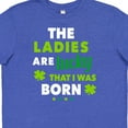 thumbnail image 4 of Inktastic The Ladies Are Lucky That I Was Born St Patricks Day Baby Boy Youth T-Shirt, 4 of 5