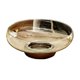 thumbnail image 1 of Frutero de cristal con base de madera, ideal for servir en la mesa del comedor o la sala de estar., 1 of 8