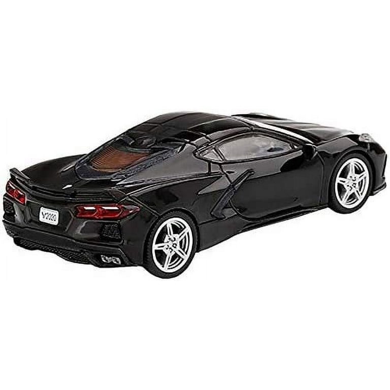 2020 Chevy Corvette Stingray C8, Black - Mini GT MGT00153-MJ - 1