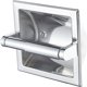 thumbnail image 1 of Soporte de papel higiénico empotrado cromado, soporte de papel higiénico para pared, dispensador de rollos de papel higiénico empotrado para baño, papel higiénico empotrado, 1 of 5