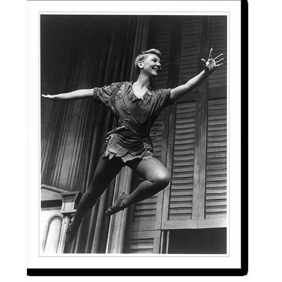 Historic Print, Mary Martin in her role as Peter Pan on the television program Producer's Showcase, 1955, 16" x 20"