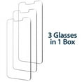 thumbnail image 4 of UrusTech 3-Pack iPhone 14 Glass Screen Protector Cover, Real Tempered Glass, 100% Clear, Shatterproof, Rounder Edges, In Hard Retail Box [ for iPhone 14 ], 4 of 5