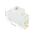 thumbnail image 2 of THC15A Digital LCD Power Programable Temporizador Interruptor Relé 16A Amp Electrónico Semanal 7 dí Tomshoo  Cambiar, 2 of 7