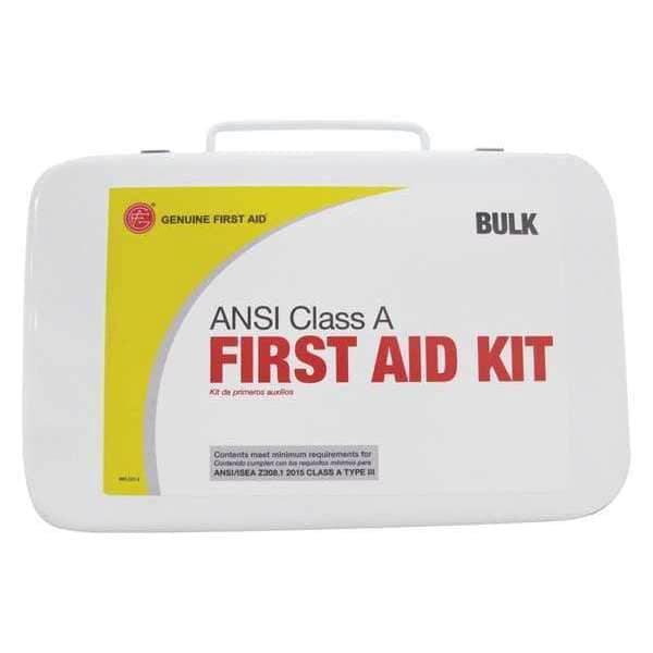 First Aid Kit and Housing, Metal 71 Components, 10 People Served 9999-2156
