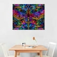 thumbnail image 2 of Orinice Dragon Cross Psychedelic Fine Art Aesthetic Wall Painting for Classroom Kitchen Office Farmhouse Bathroom Room Decor Pictures Wall Art Painting Canvas Wall Art Canvas Living Room, 2 of 6