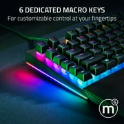 Razer BlackWidow V4 Wired Mechanical Gaming Keyboard with Wrist Rest, Black