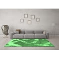 thumbnail image 3 of Ahgly Company Indoor Rectangle Abstract Emerald Green Modern Area Rugs, 6' x 9', 3 of 4