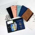 thumbnail image 2 of Funda de cuero de PU con RFID para libreta de ahorros, funda de cuero para tarjeta SIM, funda de cuero para identificación, funda para libreta de ahorros, 2 of 6