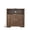 Walnut, variant on UZUGUL Walnut Smart Charging Nightstand, Open Shelf + 2 Drawers, Voice-Activated Nightlight 7 Colors, AC+2USB