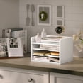 thumbnail image 5 of Ballucci 4-Tier Paper Organizer, Office Desk Organizer, Document Mail Sorter, White, 5 of 7