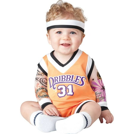 Infant Double Dribble Basketball Player Costume by Incharacter Costumes LLC