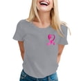 thumbnail image 2 of Cancer Awareness T Shirts for Women 2025 Short Sleeve Crewneck Graphic Tshirt Womens T Shirts, 2 of 6