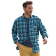 thumbnail image 4 of Atlas For Men Mens Checked Flannel Shirt, 4 of 5
