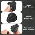 thumbnail image 2 of Uxcell 10-Pack Rubber Grommets for Wiring 48mm Tower Shaped Grommet, 2 of 6