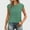 Green, variant on Hot days, bold styles Olyvenn Womens Eyelet Tops Short Sleeve Shirts Blouses for Women Dressy Casual Cap Sleeve Tops with Curved Hem Gray S