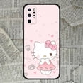 thumbnail image 3 of Sanrio Hello Kitty Phone Case For OPPO Find X5 X3 X2 A93 Reno 4 3 Pro A94 A75 A74 A72 A53 A52 Black Soft Silicone Case ZR, 3 of 7
