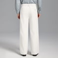 thumbnail image 2 of FEDTOSING Mens Wide Leg Fleece Lined Dress Pants Old Money Baggy Elastic Waist Relaxed Trousers, 2 of 8