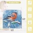 thumbnail image 2 of SKYSONIC Bullfinch Bird Baby Muslin Washcloths Face Towel, Winter Burp Cloths Cotton Wipes 5 PCS Infant Wash Cloth for Newborn Boys Girls 12"x12", 2 of 7