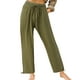 thumbnail image 3 of WILLBEST Pantalones Casuales Holgados para Mujer, Ropa de Trabajo Cómoda con Bolsillos, Cintura Alta Elástica, Bolsa de Papel con Cordón para Un Estilo Diario. Grande, 3 of 8