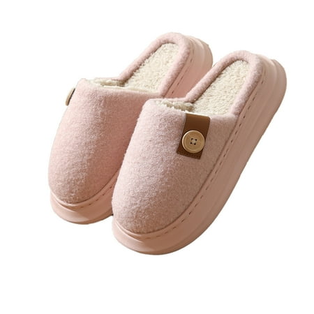 

Women s Cozy Thick Winter Slippers Fuzzy Indoor Fluffy House Shoes Comfy Slip-on Home Bedroom Cute Warm Outdoor Shoe
