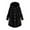 Black, variant on Fall Outfits for Women 2025 Fall Outfits for Women 2025 Women Plus Size Button Plush Hooded Loose Cardigan Wool Coat Winter Jacket