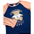 thumbnail image 4 of Angel Face Girls Pajama Set Soft Plush Fleece Sleep Shirt & Pajama Pants Sleepwear Set 4 Piece, 4 of 7