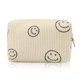thumbnail image 3 of 2 uds estuche cosmético bolsa de lavado pana cara sonriente belleza bolsa regalo para mujer JShteea Cuidado Belleza, 3 of 9