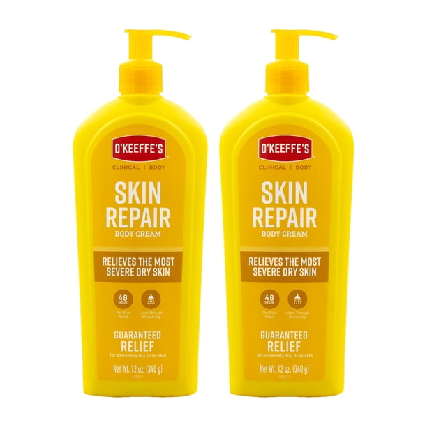 O'Keeffe's Skin Repair Body Lotion and Dry Skin Moisturizer, 12