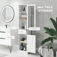 Slim Bathroom Storage Tall Bathroom Narrow Linen