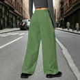 thumbnail image 7 of purcolt Womens Wide Leg Dress Pants Pull On Stretchy Work Pants High Waisted Business Casual Palazzo Pants Trousers with Pockets, 7 of 7