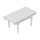 thumbnail image 2 of 1: 12 Dollhouse Desk, Modern Style Attractive Dollhouse Mini Writing Desk Toy Gift Decorative  For DIY For Friends ANGGREK Blanco, 2 of 8